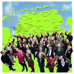 Kulturnetzwerk Ostfriesland 2013 Netzwerkknüpfen mit Landkarte