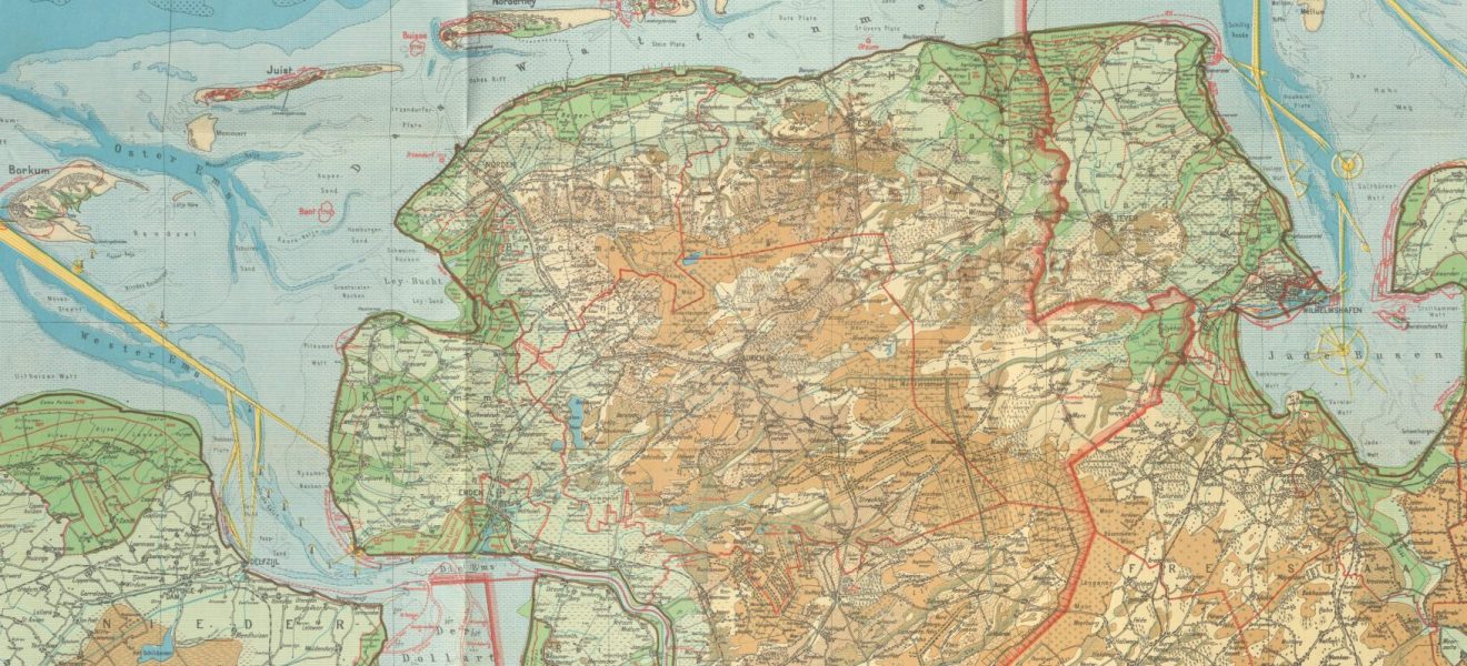 Erstaunlich Karte Von Ostfriesland Ein Einblick In Die Historische Kartographie Norddeutschlandsfeed