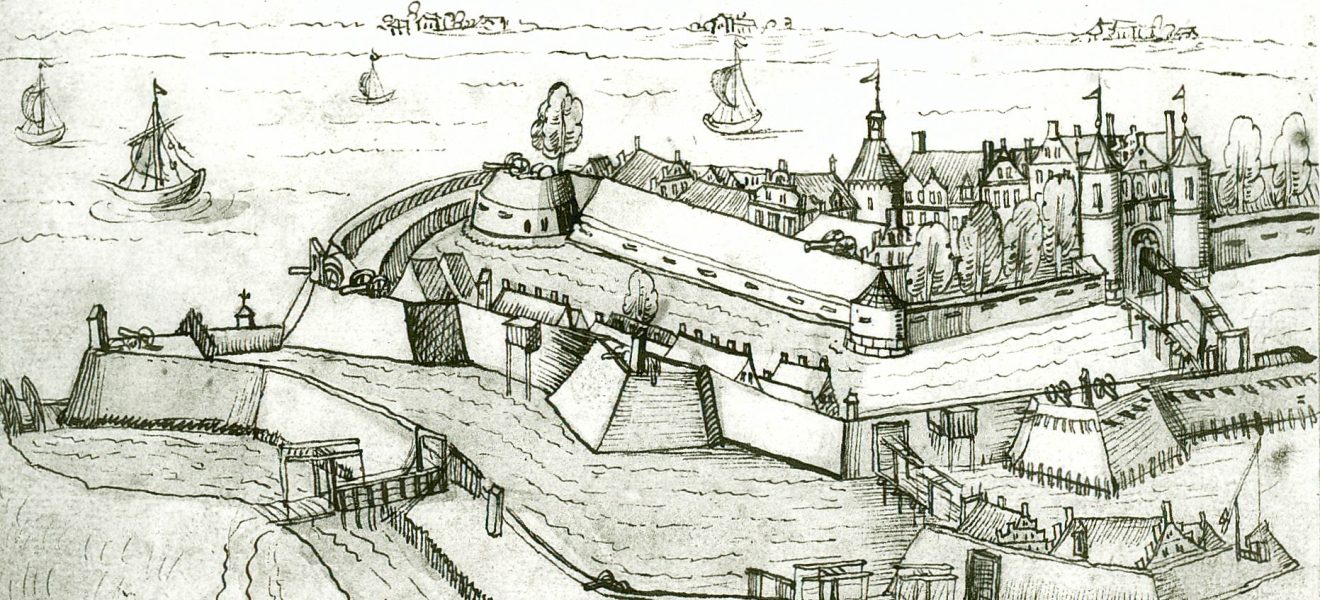 Festung Leerort - Zeichnung von Georg Faber (1632)