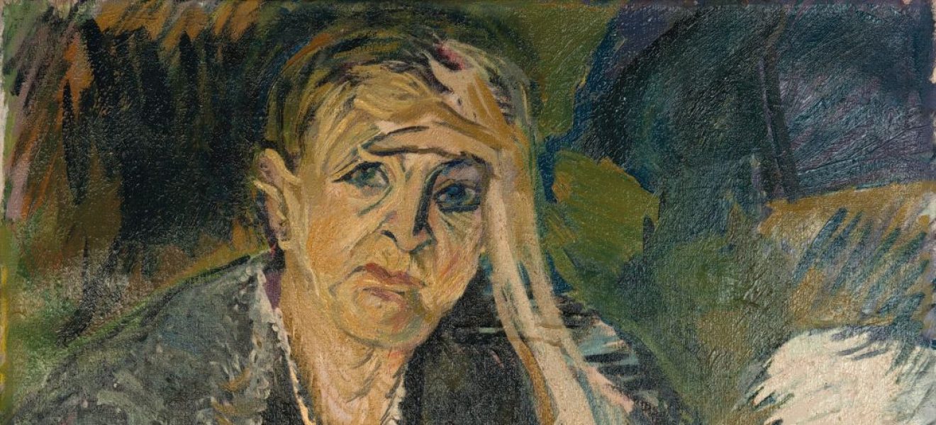 "Alice Peters" (Mutter), Hildegard Peters, 1962, Öl auf Leinwand, 100 X 85 cm, Privatbesitz Klein (Foto: Martinus Ekkenga SKN)
