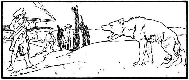 "Homo homini lupus": Der Wolf und der Mensch (Otto Ubbelohde 1909)