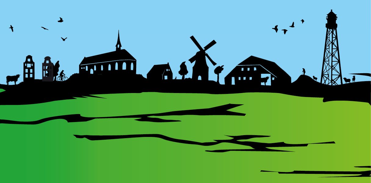 Museumsverbund Ostfriesland: Plakatausschnitt "Van Huus to Huus"